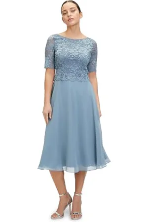 Vera Mont Damen Cocktailkleid mit Spitze ,38