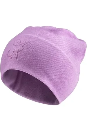 Sterntaler Beanie mit Stickmotiv Maus für Mädchen Winter - Baby und Kinder Mütze aus feiner Strickware - , 37