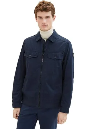 TOM TAILOR Herren Casual Blouson Übergangsjacke aus Baumwolle, , M