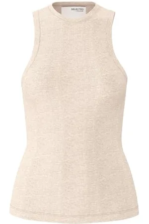 SELECTED Slfanna O-Neck Tank Top Noos