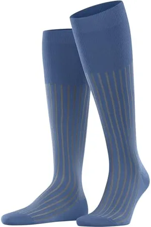 Falke Herren Kniestrümpfe Shadow M Kh Baumwolle lang gemustert 1 Paar, , 45-46