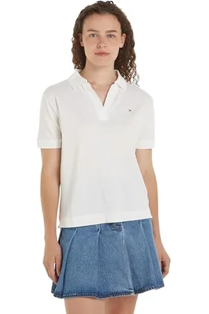 Tommy Hilfiger RLX OPEN PLACKET LYOCELL POLO SS Kurzarm Poloshirts Damen, , L