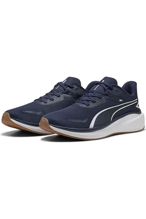 PUMA Unisex Skyrocket LITE Straßen-Laufschuh, Navy White, 42 EU