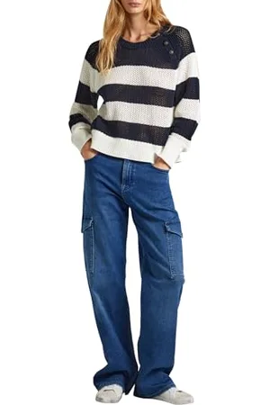 Pepe Jeans Damen Loose St Jeans Uhw Utility, Blau (Denim), 26W / 30L