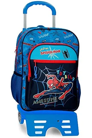 Marvel Spiderman Totally awesome Blauer Schulrucksack 30x40x13 cm Polyester 15,6L