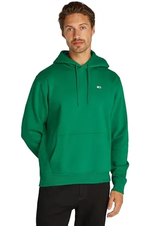 Tommy Hilfiger Herren Hoodie mit Kapuze, (Green Malachite), XS