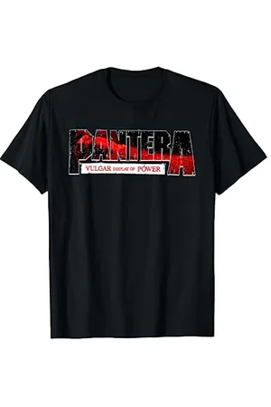 Pantera Offizielles Vulgar-Display von Power-Logo, Rot T-Shirt