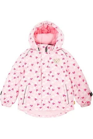Steiff Mädchen Tec-Outwear Jacke, Pink, 092