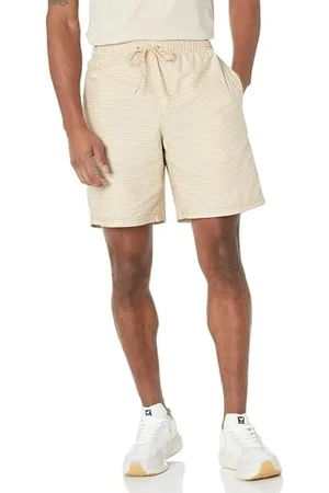 Amazon Herren Walkshorts Schrittlänge 20 cm lockere Passform mit Kordelzug (in Übergröße erhältlich), , M