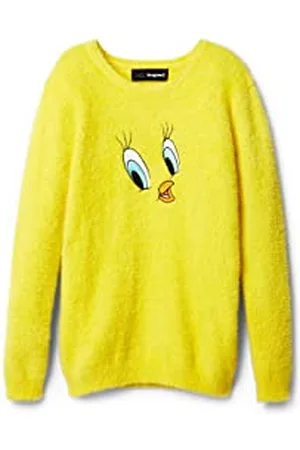 Desigual Mädchen Jers_piolin 8022 Yellow Sun Pullover Sweater, , M EU