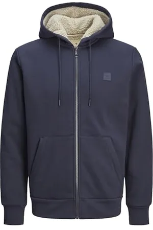 JACK & JONES Male Kapuzenjacke Plus Einfarbig Kapuzenjacke