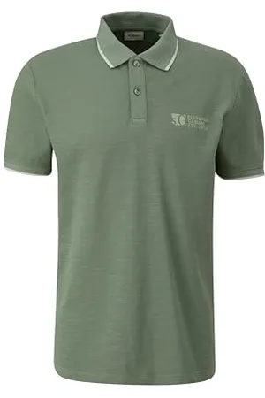 QS by s.Oliver Poloshirt mit Logo Print