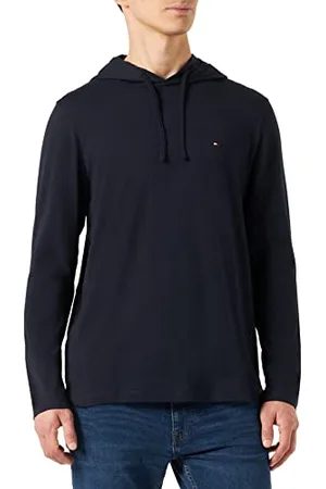 Tommy Hilfiger Herren Langarmshirt mit Kapuze , , S