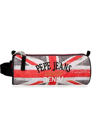 Pepe Jeans Calvin Rundes Federmäppchen 23x9x9 cms Polyester