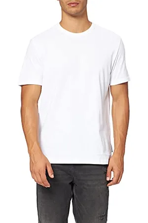 Marc O’ Polo Marc OߴPolo Herren T-Shirt aus Bio-Baumwolle mit Rundhalsausschnitt, (White), S