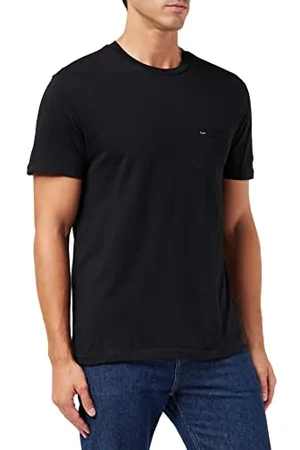 Lee Mens Pocket Tee T-Shirt, Black, M