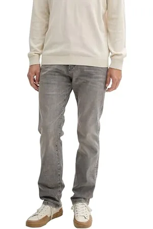 TOM TAILOR Herren 1035877 Jeans Marvin Straight, 10218-Used Light Stone Grey Denim, 31W x 30L