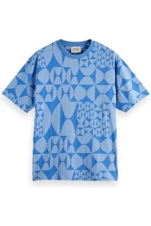Scotch&Soda Herren T-Shirt AOP Relaxed Fit T-Shirt, ,S