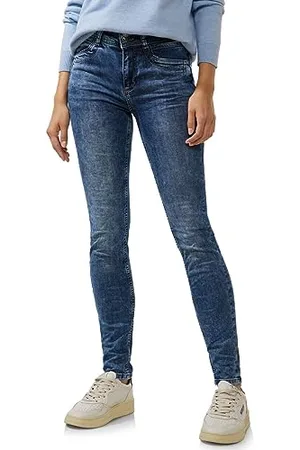 Street one Damen Style York Jeanshose Slim und High, , 33W / 32L