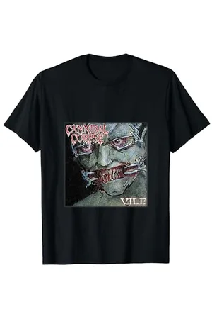 Cannibal Corpse Offizielles Merchandise-Artikel Vile T-Shirt, Herren, , S, Kurzarm, Klassische Passform, Polyester, Crew-Neck, Death Metal Fans, Young Adults, Adults, Männer