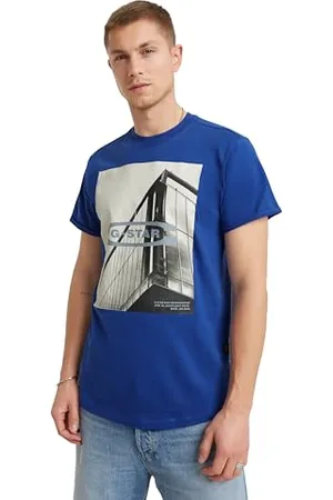 G-Star RAW Herren HQ oldskool Logo lash r t T-Shirts, , L