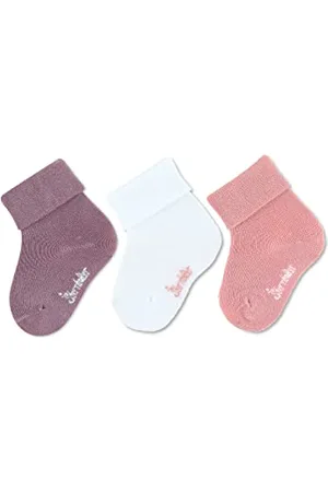 Sterntaler Unisex Kinder Baby-söckch.3erpack Uni Bambus Socken, , 18 EU