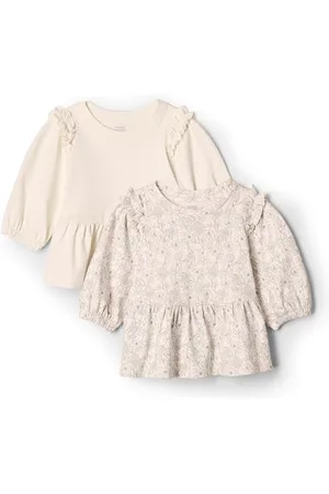 Amazon X Sofia Grainge Mädchen Strickoberteil mit 3/4-Ärmeln, 2er-Pack, , 3 Jahre