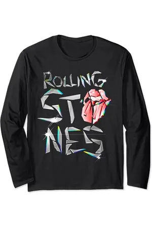 The Rolling Stones Offizielles Glas-Logo Langarmshirt