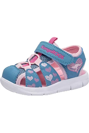 KangaROOS Unisex Kinder K-tiffy Sandale, Rosa Blau, 28 EU