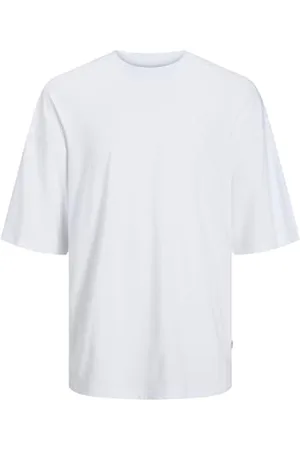 JACK & JONES Male T-Shirt Einfarbig Rundhalsausschnitt T-Shirt
