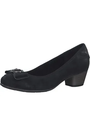 QS by s.Oliver Damen Pumps mit Schleife Kleiner Absatz, (Black), 36
