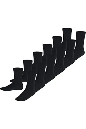 Falke Unisex Kinder Socken Happy 6-Pack K SO Baumwolle einfarbig 6 Paar, , 31-34