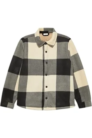 QS by s.Oliver Weiches Overshirt mit Teddyfutter und seitlichen Eingrifftaschen schwarz 134/140