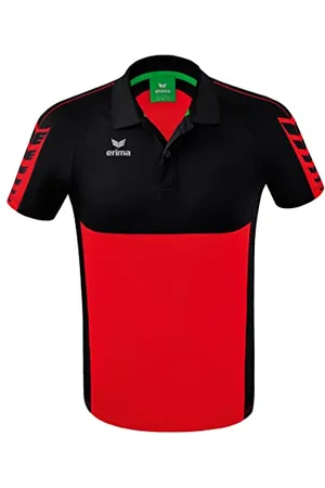 Erima Herren Six Wings Sport Polohemd, , S