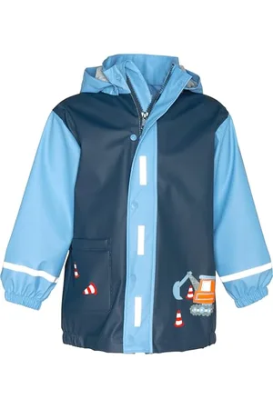 Playshoes Regenjacke Unisex Kinder Wind- und wasserdicht Regenmantel Regenbekleidung, , 116