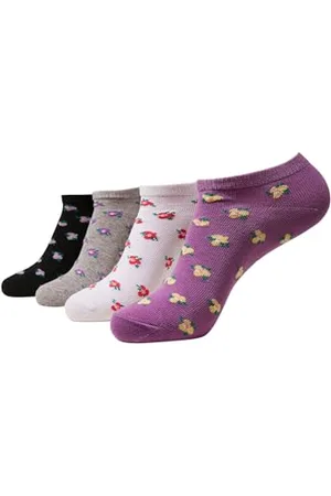 Urban classics Unisex TB4233-Recycled Yarn Flower Invisible 4-Pack Socken, , 39-42 (4er Pack)