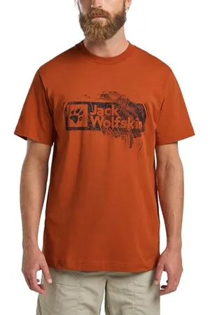 Jack Wolfskin Herren Brand T M T-Shirt, , L