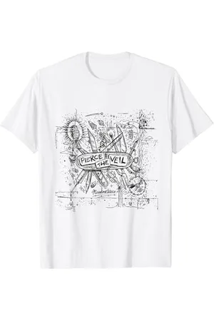 Pierce The Veil – Misadventures Cover in schwarzem Druck T-Shirt