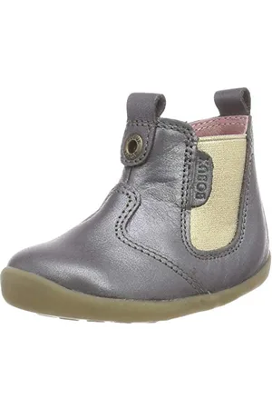 Bobux Jodphur, Mädchen Chelsea Boots, Grau (Charcoal Shimmer 1), 18 EU (2 UK)