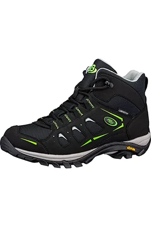 BRUTTING Mount Frakes High Unisex Cross-Laufschuh, schwarz/grau/lemon, 46 EU