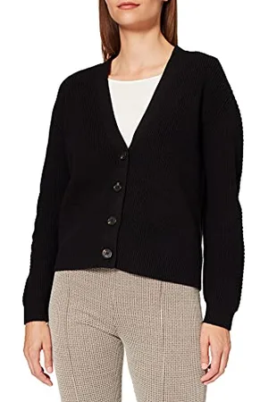 QS by s.Oliver Cardigan aus Baumwollmix Black 40
