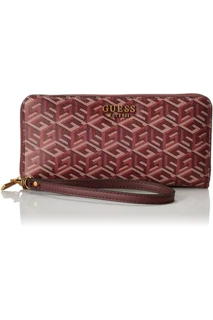Guess Damen Laurel Große Geldbörse mit Reißverschluss, Clutch