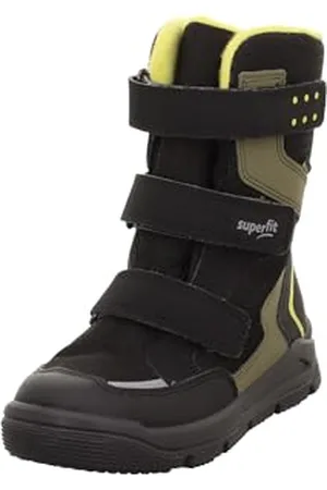 Superfit Jungen MARS warm gefütterte Gore-Tex Stiefel, SCHWARZ/GELB 0000