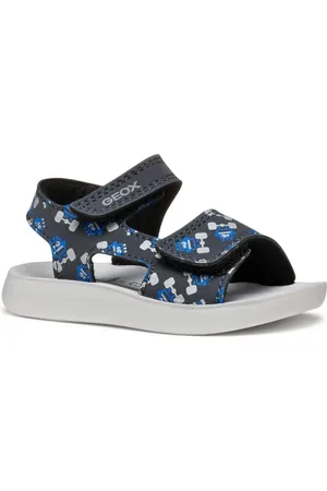 Geox Baby-Jungen B LIGHTFLOPPY Sandal, Navy/Royal, 21 EU
