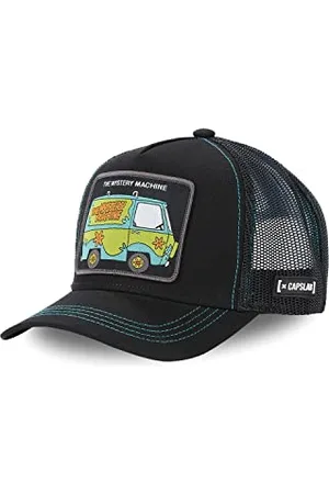 Capslab Tracker Kappe Herren Scooby-DOO, Cap Herren, Die Mystery Machine, Perfekter Halt, Schwarz, Einheitsgröße