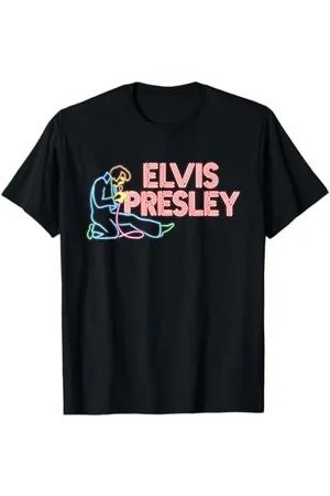 Elvis Presley Official Elvis Neon Sign T-Shirt