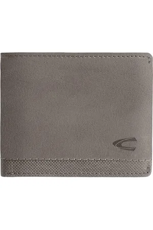 Camel Active Nimbus Herren Geldbörse Klein Querformat RFID Leder Klein Grau