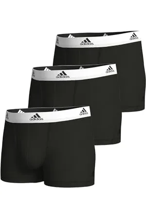 adidas Herren Trunk (3PK) -Active Flex Cotton 4A1M02 Unterwäsche, , S (3er Pack)