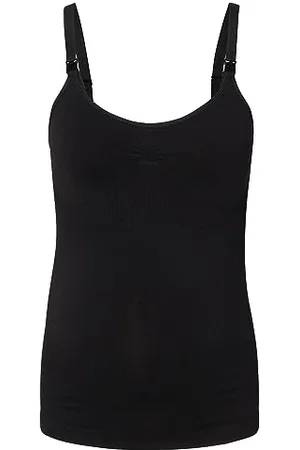 Noppies Maternity Damen Evi Seamless Sensil Nursing top Trägershirt/Cami Shirt, Black-P090, X Small