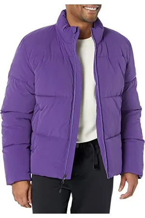 Amazon Herren Schwerer Steppmantel Mit Stehkragen (In Übergrößen Erhältlich), , XS
